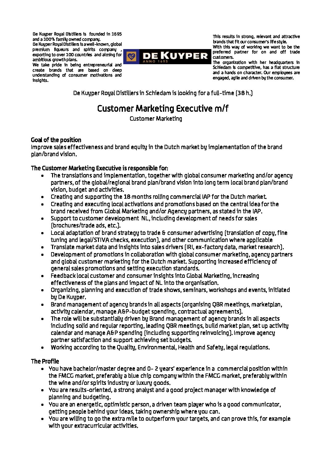 Customer Marketing Executive_2020